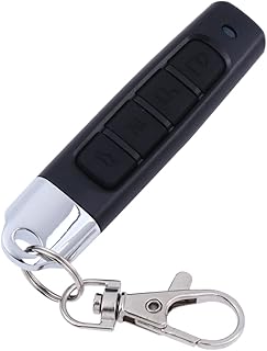 Angoily Cloning Garage Door Transmitter 1PC 4 Buttons 433MHz Replacement Practical Universal Garage Door Remote Opener Control Entry Fixed Code Duplicator Remote Door Entry