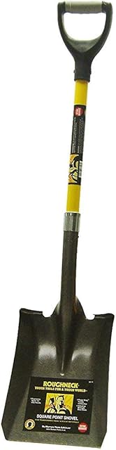 2 X Square Shovel 36in D Handle Multicolour, 103x24x13 cm