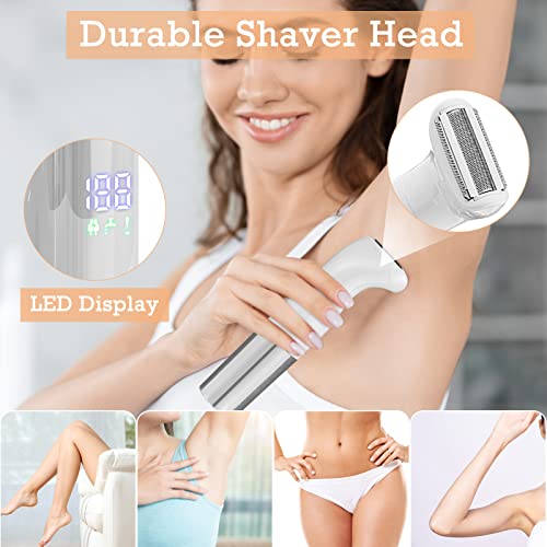 Lingsfire Electric Razor Kit For Women, Multi-Functional Bikini Trimmer For Women Pubic Hair Nose Eyebrow Face Legs Portable Womens Shaver Cordless 5 In 1 Women's Grooming Set #TOP1