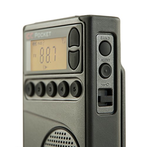 Image of C. Crane CC Pocket AM FM and NOAA Weather Radio with Clock and Sleep Timer (Pack of 3)