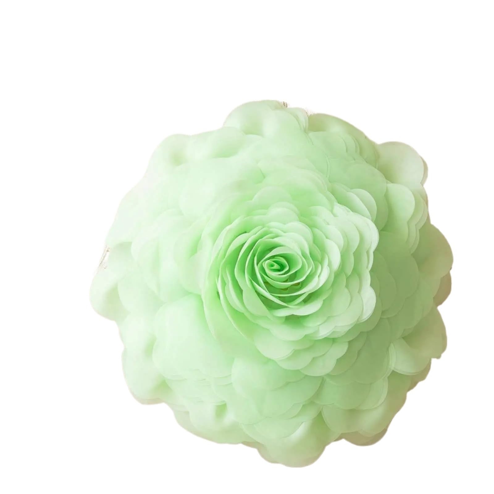 LCKKJHG Princess Wind Three-dimensional Tulle Flower Pillow Cover Luxury Ins Bedroom Bedside Cushion Floating Window(Color-16)