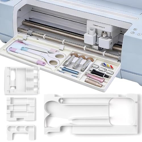 Werkzeugaufbewahrungseinsatz, kompatibel mit Cricu Maker 3 & Maker; Unkrautwerkzeug-Set; Klingen-Gehäuse, Spitzen-Zubehör-Organizer