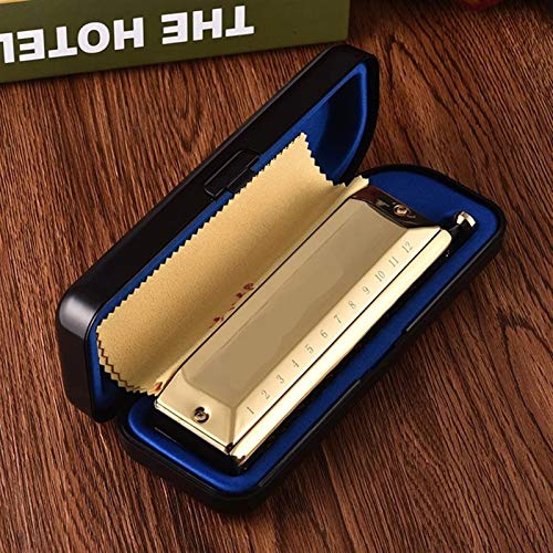 KIRANDIE Chromatic Harmonica 12 16 Trous Bouche d’organes clés de Instrumentos C Phosphor Bronze Reeds Instruments de… - Les Beatles, Paul McCartney, John Lennon, RIngo Starr, George Harrison KIRANDIE Chromatic Harmonica 12 16 Trous Bouche d'organes clés de Instrumentos C Phosphor Bronze Reeds Instruments de… – Image 5