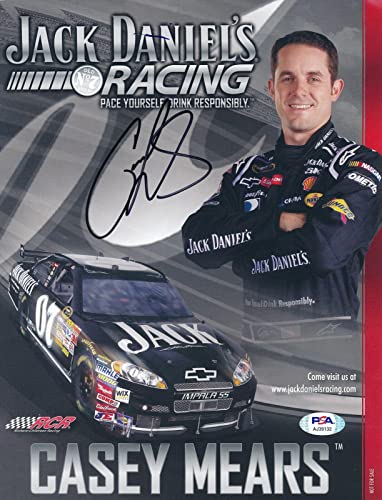 Casey Mears NASCAR Driver Signed/Autographed 8x10 Photo PSA/DNA 164374 - Autographed NASCAR Photos