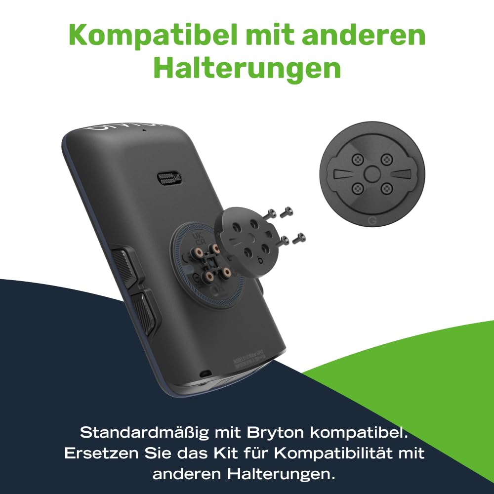 Bryton Rider S810 GPS-Fahrradcomputer mit 3,5" Farb-Touchscreen, 50 Stunden Akkulaufzeit, Offline-Europakarte, Navigation mit Abbiegehinweisen, wasserdicht, ANT+/BLE-Konnektivität