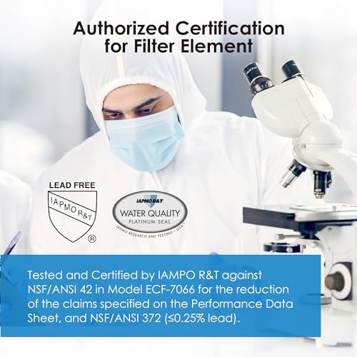 Waterdrop NSF/ANSI 42&372 Certified Water Filter, Replacement for Berkey® BB92® Black Filters