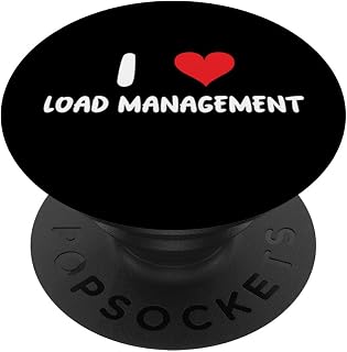 I Love Load Management - Heart Sports Baseball Basketball PopSockets Standard PopGrip