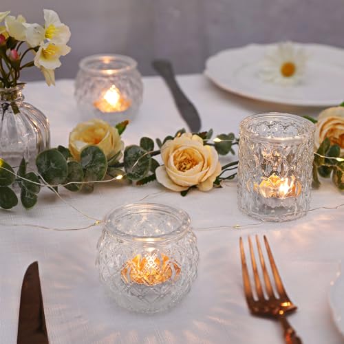 Elegant Glass Candle Holder