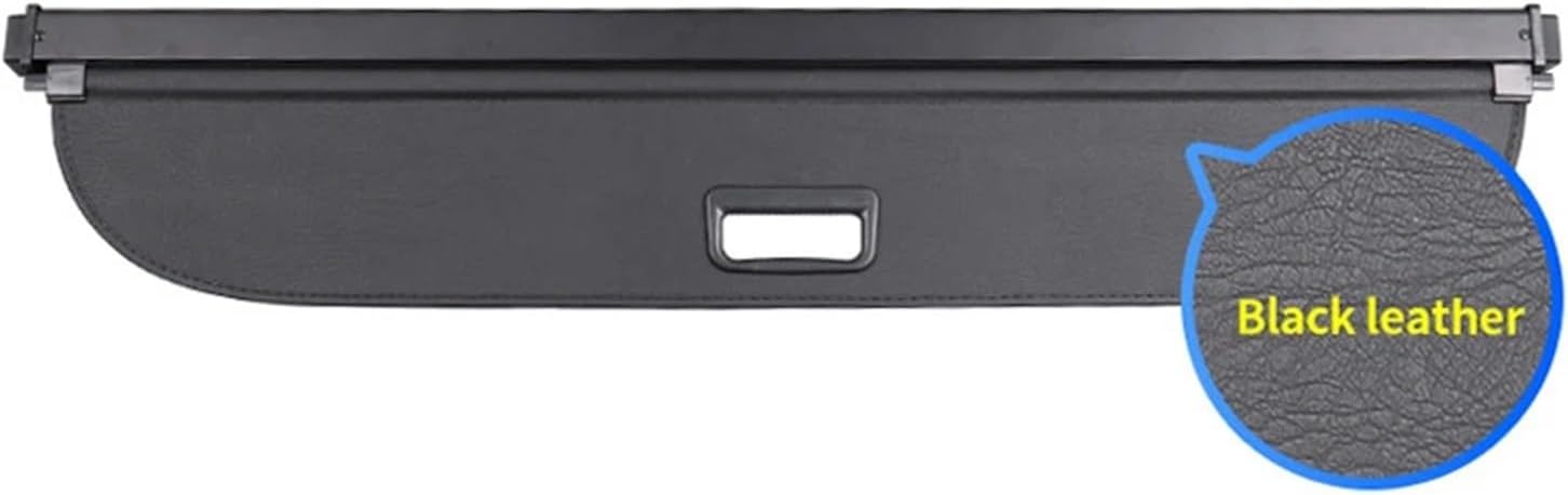 Compatible with Toyota Land Cruiser LC300 Retractable Trunk Cargo Cover Parcel Rack Anti-Peeping Shield Privacy Interior Accessories(Leather)