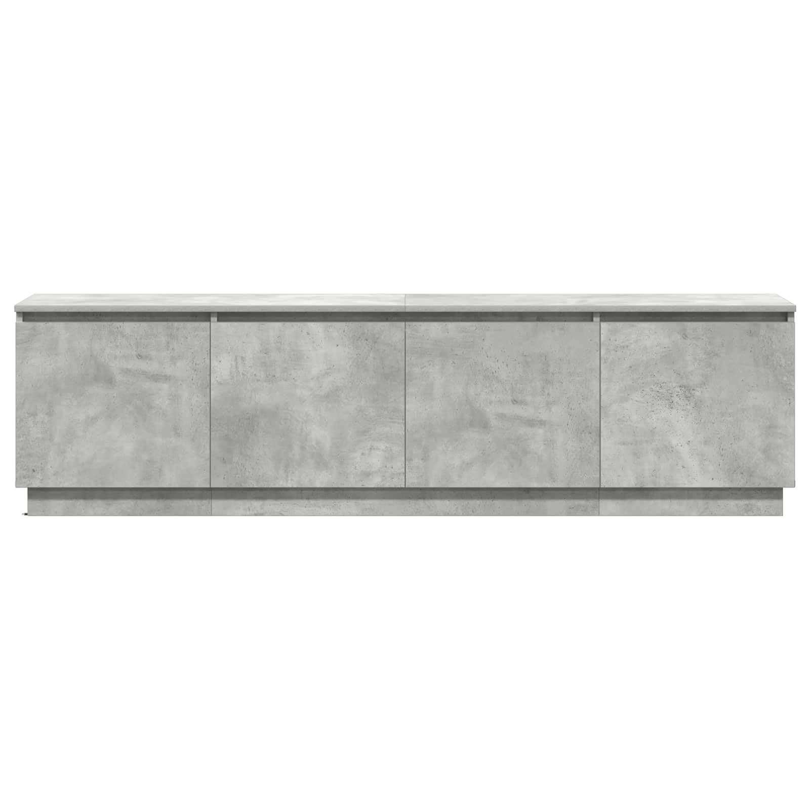 Madera Resistente Con Iluminación LED Estilo Moderno Gris 180x38x49cm