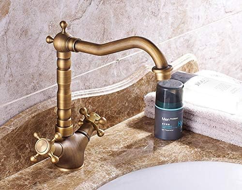 Robinet mitigeur de lavabo économie d'eau chaude et froide double commande