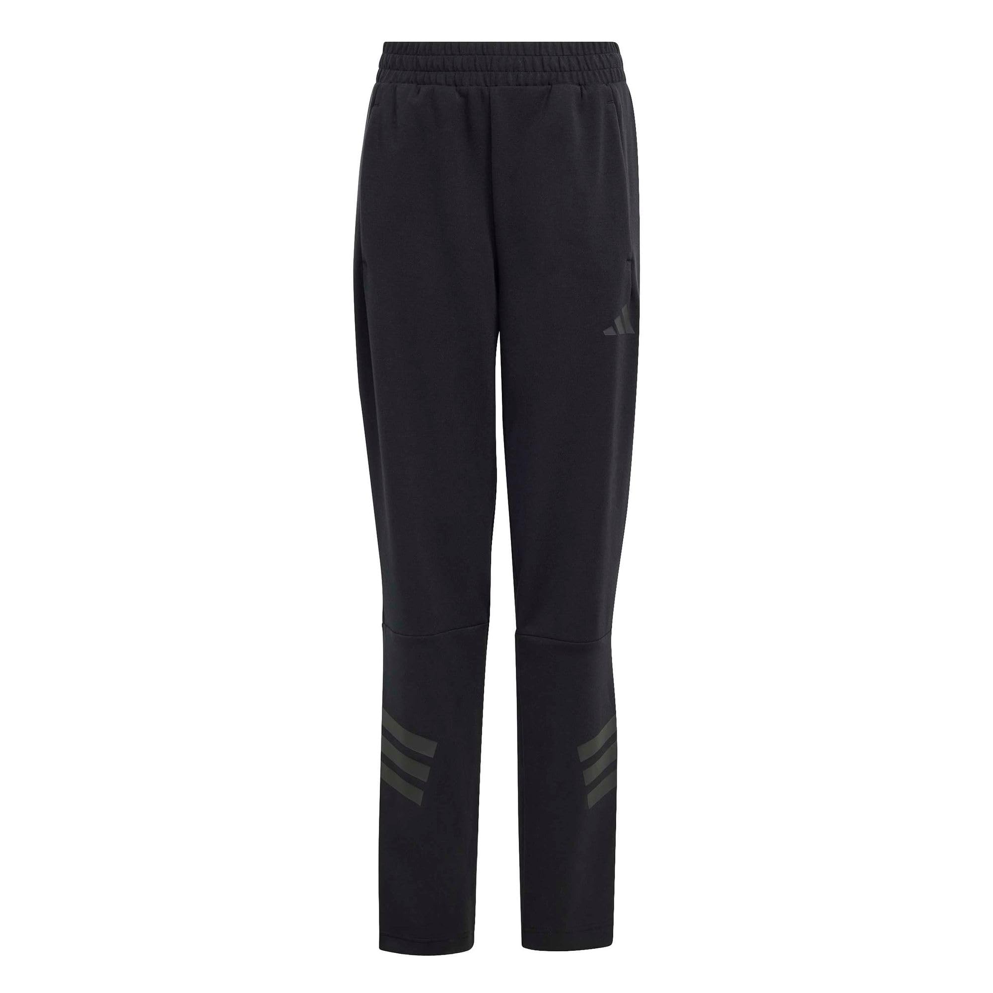 adidas Unisex Kids Future Icons 3 Stripes Cuffed Pants, Black/Black, 9-10 Years