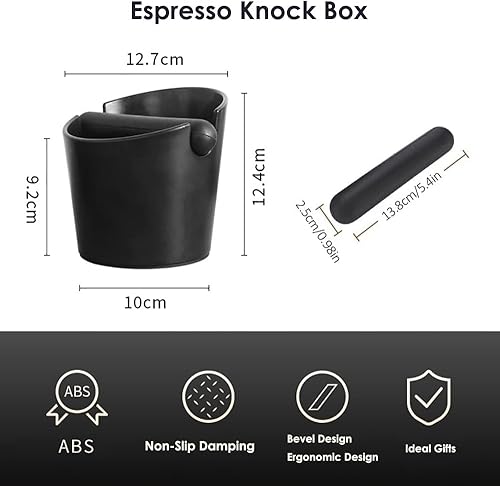 Miniatura 2 de Caja de expreso y alfombrilla de manipulación para expreso, absorbente de golpes, con barra de golpeo extraíble y base antideslizante, alfombrilla