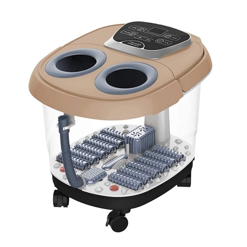 HMTE Massaggiatore Elettrico per pediluvio con Calore Massaggiatore motorizzato per pediluvi con Calore