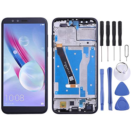 Écran LCD pour Huawei Honor 9 Lite avec vitre tactile et cadre bleu de rechange