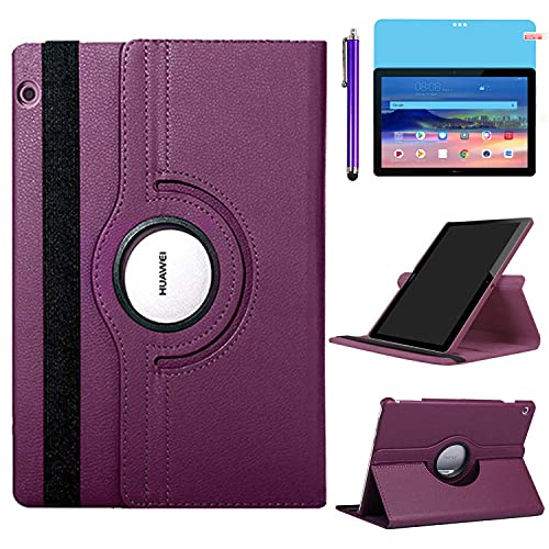 Funda para Huawei MediaPad T5 10 Casos 10.1 Inch Modelo AGS2-W09 AGS2-L09 AGS2-L03,360 Rotación...