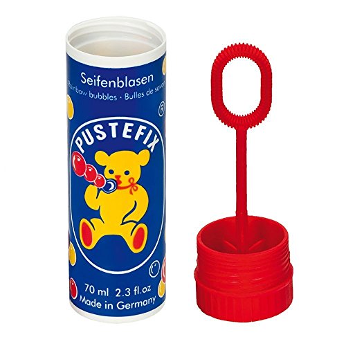 Pustefix - Pompas de jabón original, Bote de 70 ml, Set de 5 Unidades