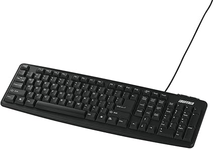 Amazon Co Jp Ibuffalo Usb接続 Android3 1対応タブレットpc スマートフォンを操作できる 有線キーボード 英語配列 Android対応モデル Microb変換アダプター付 ブラック パソコン 周辺機器