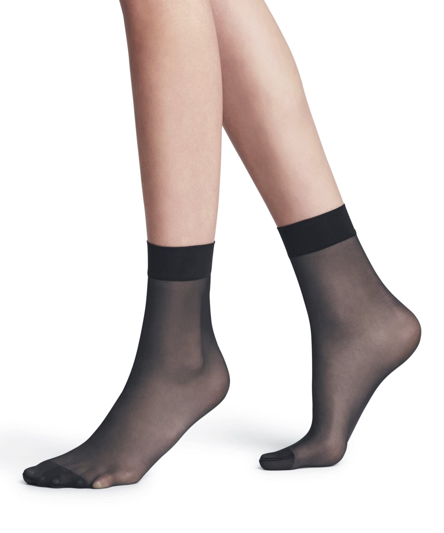 Falke Women's Grey Graphite 3146 Seidenglatt 15 Den W So Sheer Plain 1 Pair Socks, 2.5-5