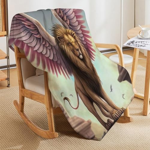 Couverture Lion Impression 3D : apportez force, chaleur et douceur à votre linge de lit - 7