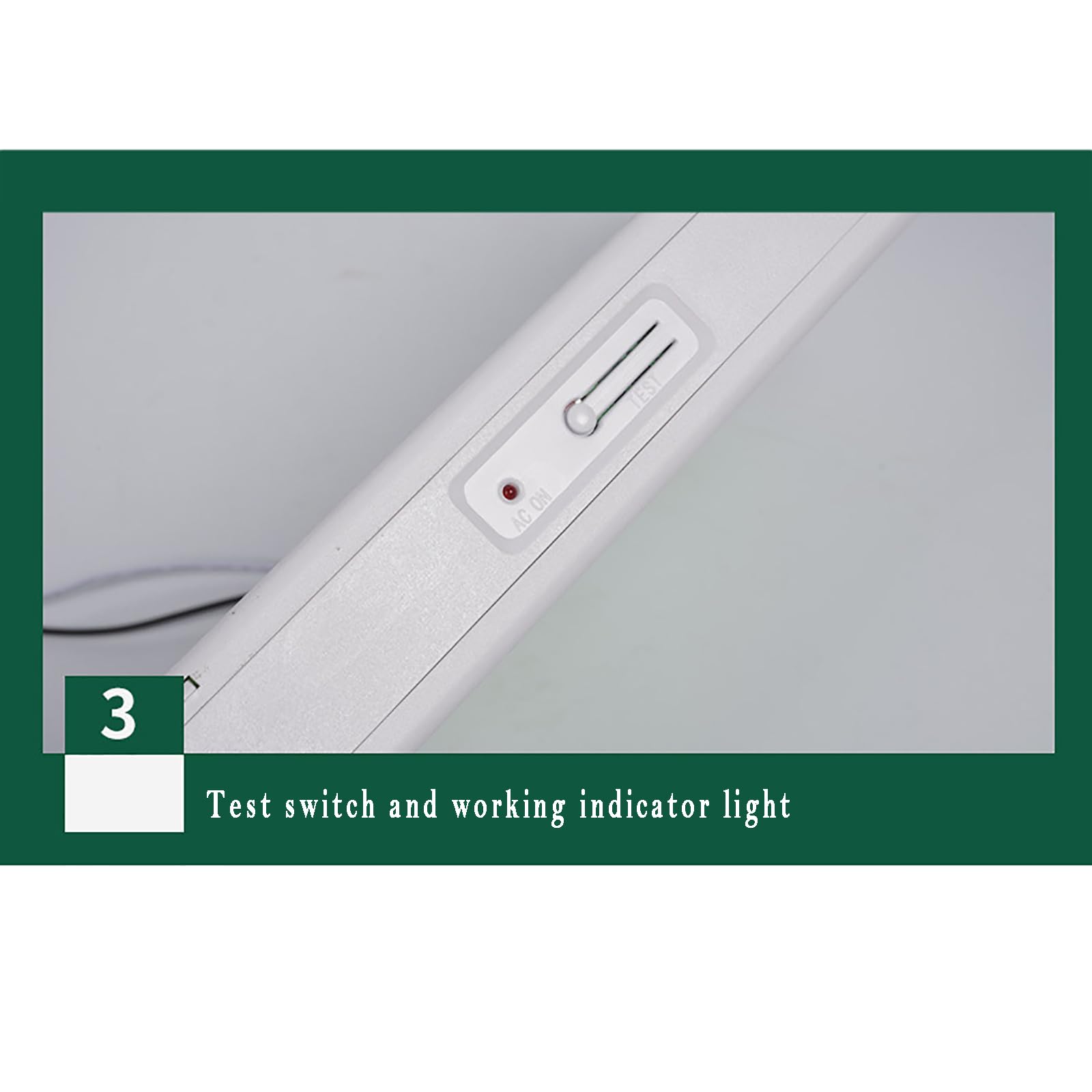 Señal De Salida Con Iluminación De Borde LED, Luz Indicadora De Salida De Seguridad, Batería De Litio Incorporada, Tiempo De Emergencia De 2 Horas, Luz De Advertencia De Lugar Público
