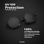 KALIYADI Round Polarized Sunglasses for Men Women Retro Metal Hippie Circle Style Sun Glasses UV Protection - Image 2