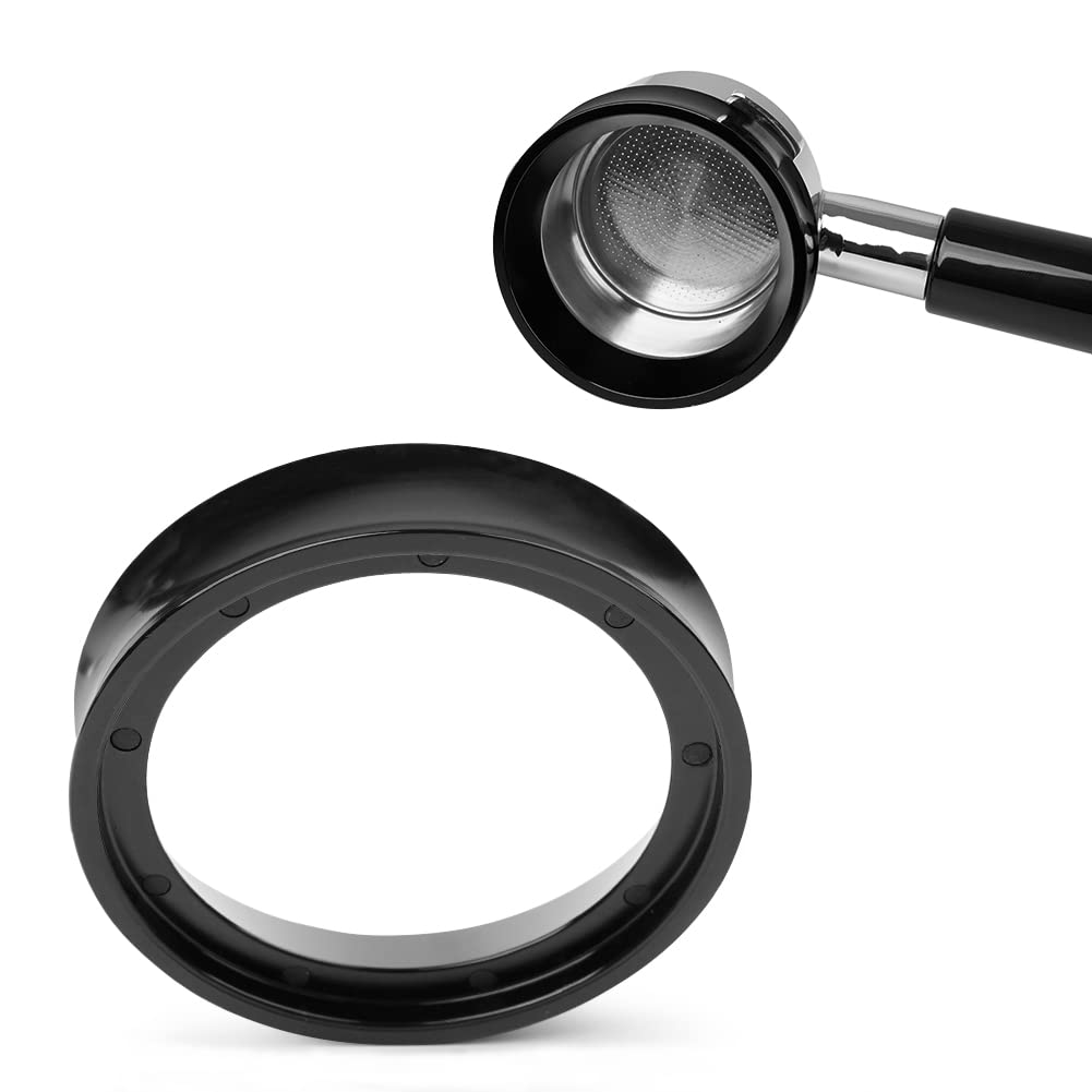 watchget 53mm Magnetic Espresso Dosing Funnel - Anodized Aluminum Coffee Dosing Ring with 9 Magnetized Steels, Fits Breville Portafilter