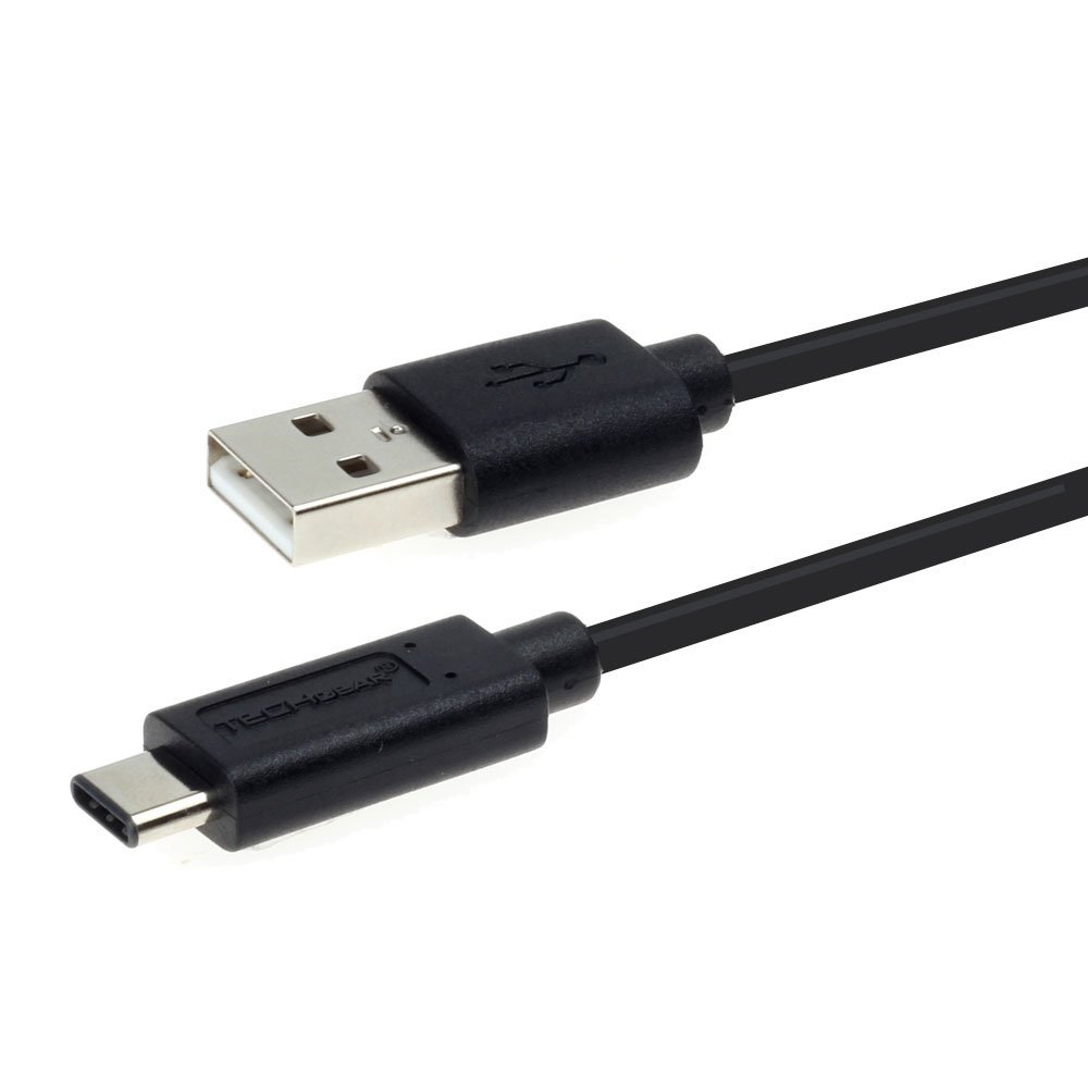 TECHGEAR Câble USB-C à USB-C (30cm) - Appareils USB-Compatible Pour Samsung Note 10 10 9 8, S8 S9, Sony XZ3, XZ2 Premium, XA2, Pixel 3, Huawei P20 P30 Mate 20 Etc Jusqu'à 3A Et 10Gb/s Blanc