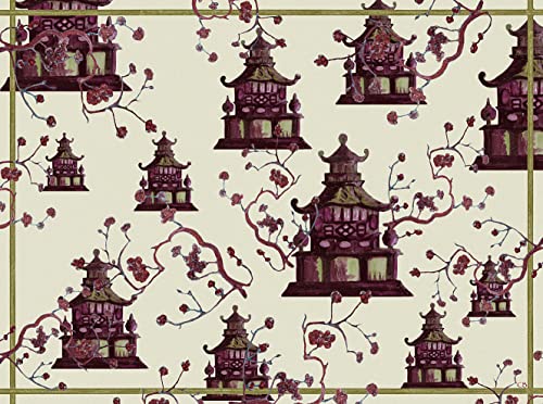 ✅ - MADE IN ITALY CB DESIGN Set di 4 Tovagliette Americane MADE IN ITALY, Eleganti, Lavabili, Pratiche- Pagode