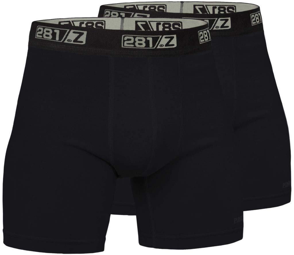 281ZMilitary Underwear Cotton 6-Inch Boxer Briefs - Tactical Hiking Outdoor - Punisher Combat Line