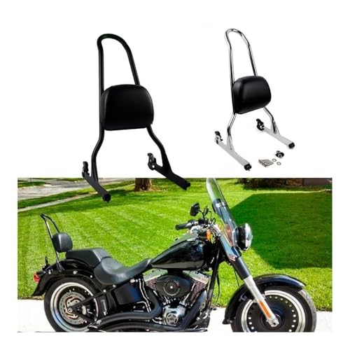 Dossier arrière de moto avec coussin passager Softail Fat Boy 2006-2019 - 2