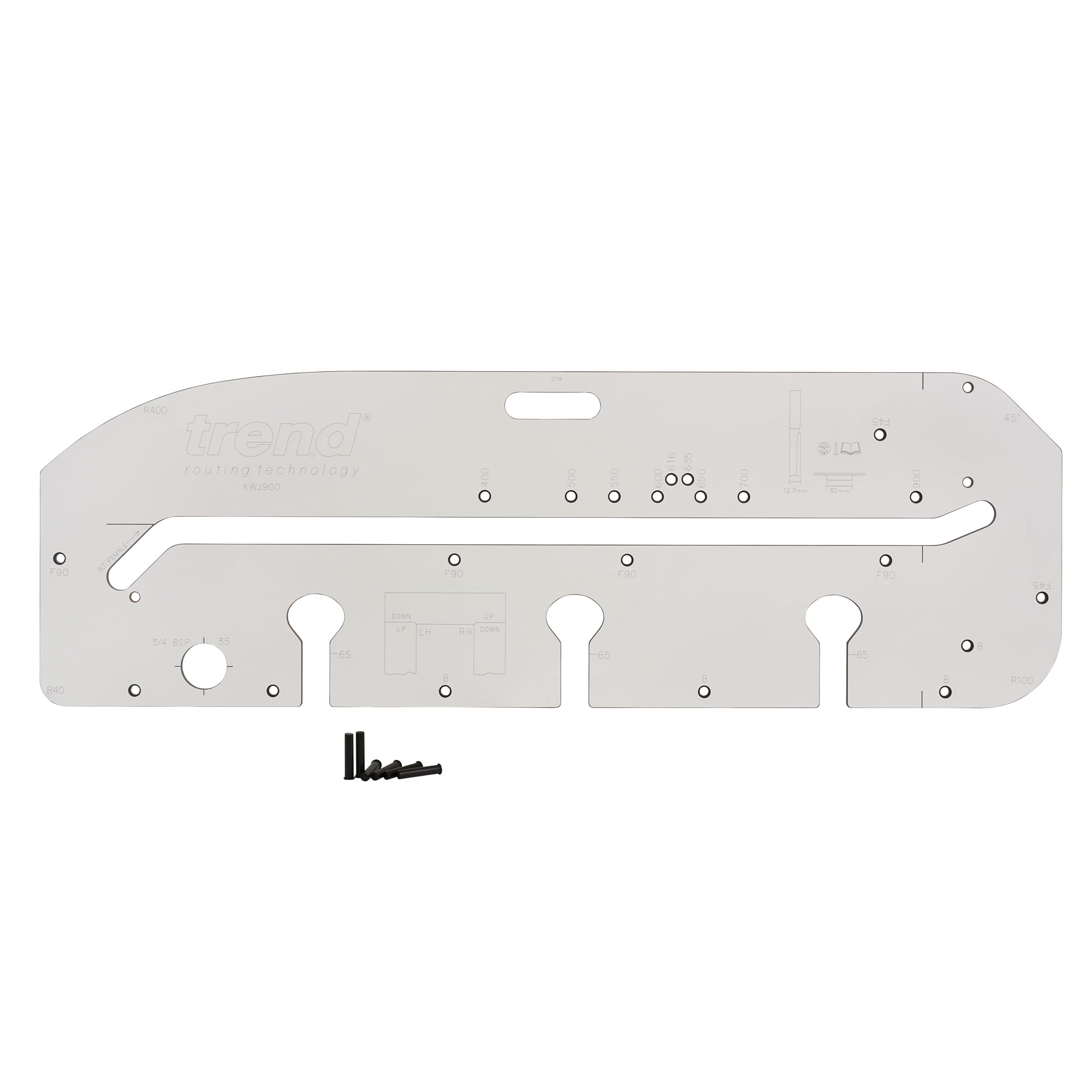 Trend Dima per piani di lavoro Kitchen 900 mm, dima per piani di lavoro fino a 900 mm, KWJ900