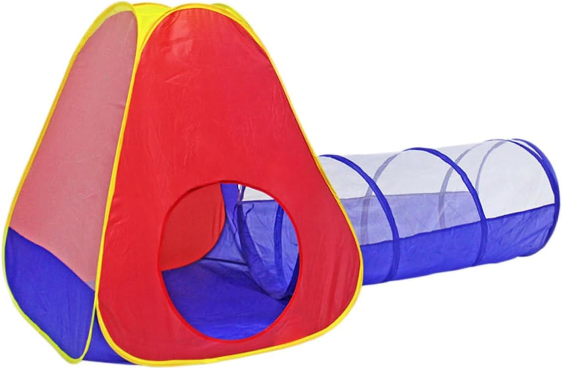 2Pcs Tunnel Tent Creative Indoor Play Tent for Fun Game Tunnel Safe Portable Design for Endless Imaginative Play for Boys