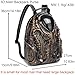 Lyuxhetaokdiq Men and Women PVC 3D Xenomorph Shaped Purse Alien Backpack, Black