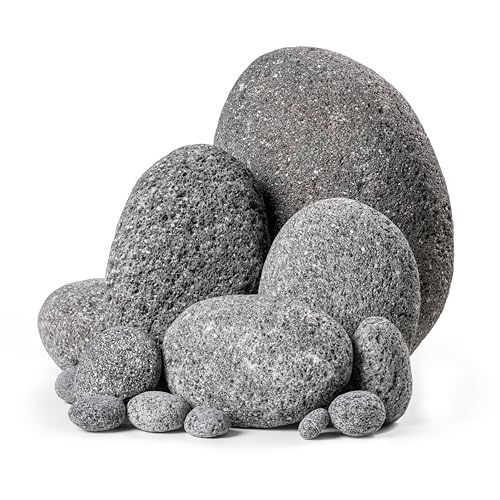 ARKA mySCAPE-Lava Pebbles - 10 kg /10-200 mm Mix - Lava-Pebbles für eindrucksvolle Aquascapes in Süßwasseraquarien, unterstützen die natürliche Filtration und bieten kreativen Gestaltungsspielraum.