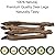 Britten and James Deer Legs with Hair for Dogs (Pack of 4). Natural De-Wormer and Dental Stick. A Long Lasting Healthy Dog Chew Treat