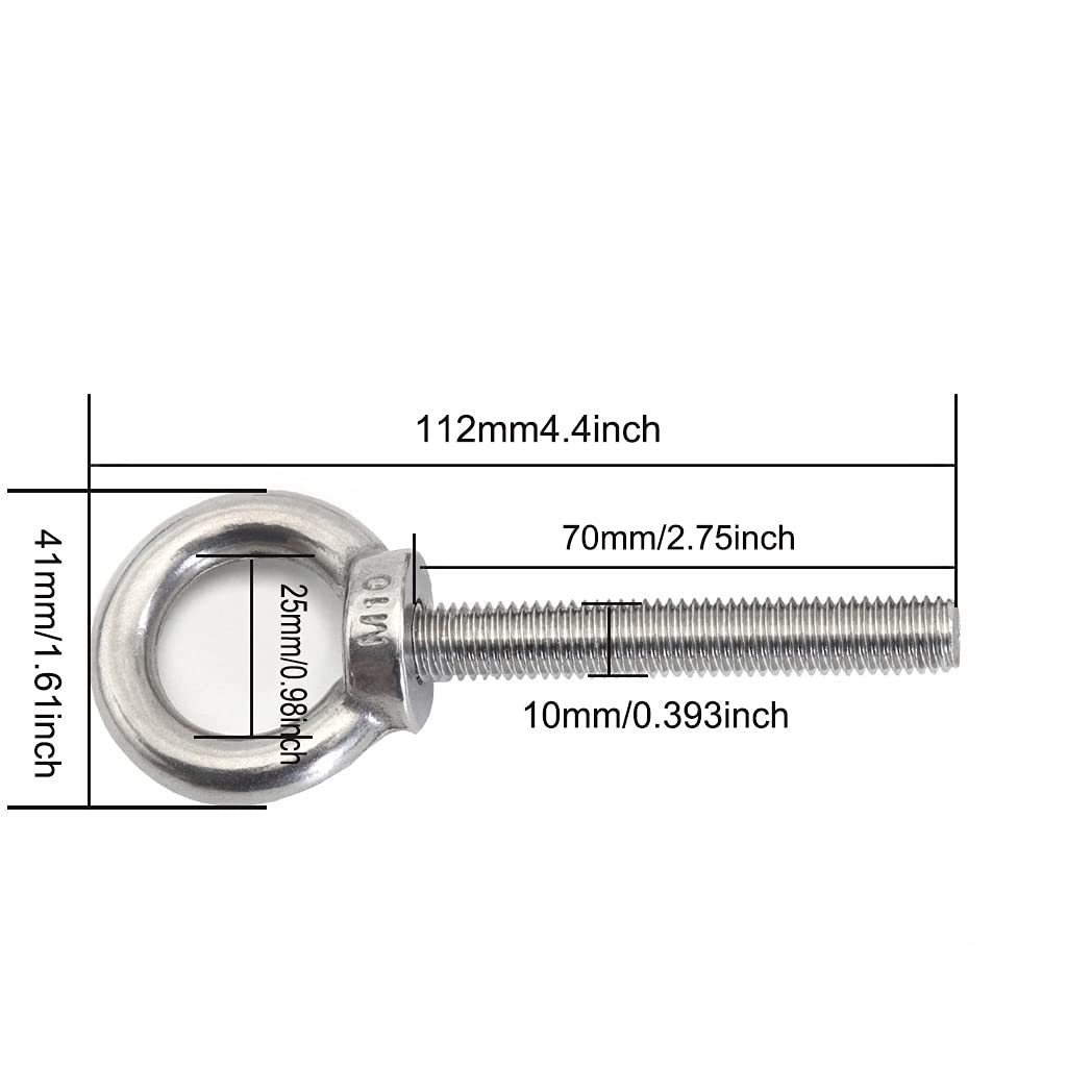 X Bolt Rings Uxcell 14 X 140 Achinery Shoulder Swing Lifting Eye