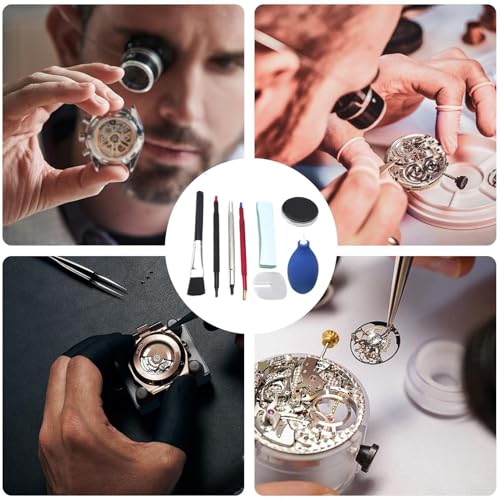 Reparatiekit bekijken - horloge link verwijderen tool | reparatiegereedschap kits | bekijk case opener tool | professionele veerbar tool set | observeer het reservegereedschap voor batterijen | - Afbeelding 5