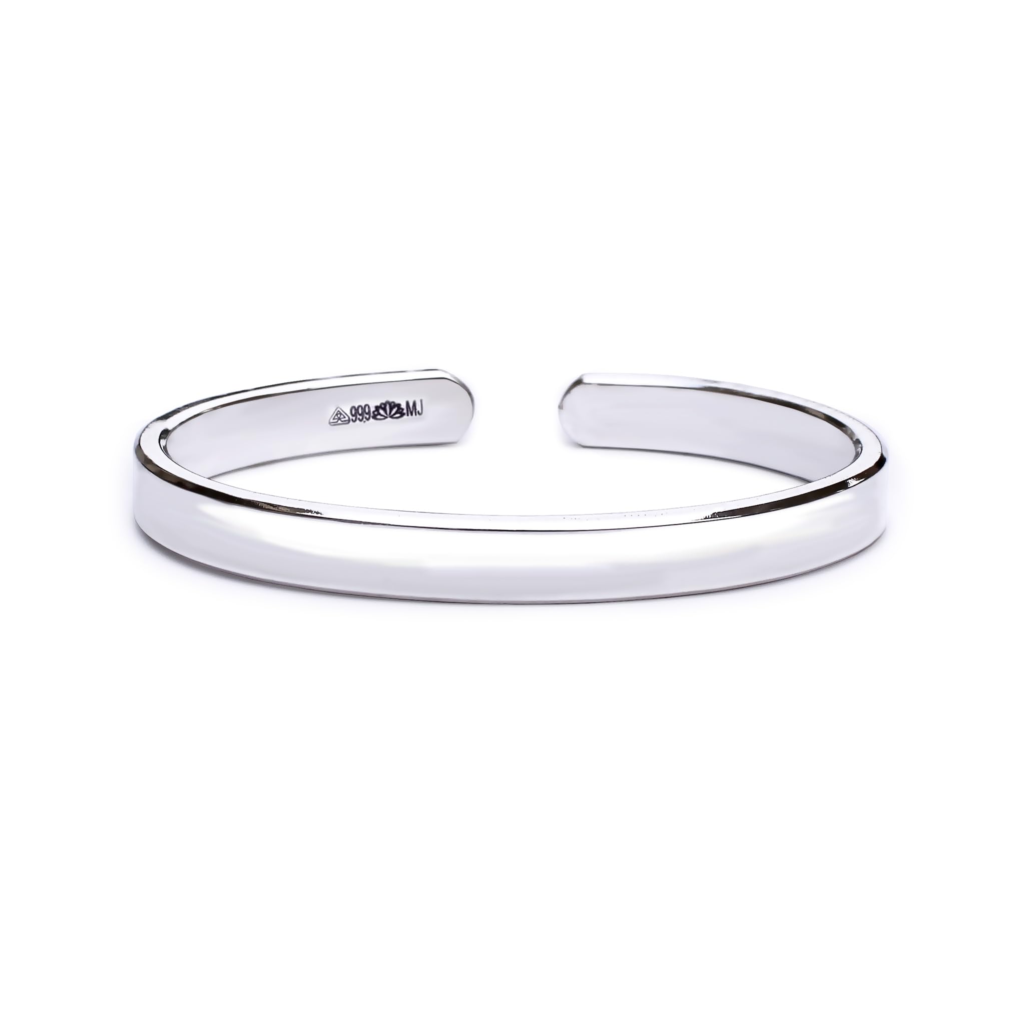 Milan Jewellers 100% Pure Silver Kada (SOLID PLAIN FLAT STRIP, Medium 2.8) (B0DH92M1RG) Amazon Price History, Amazon Price Tracker
