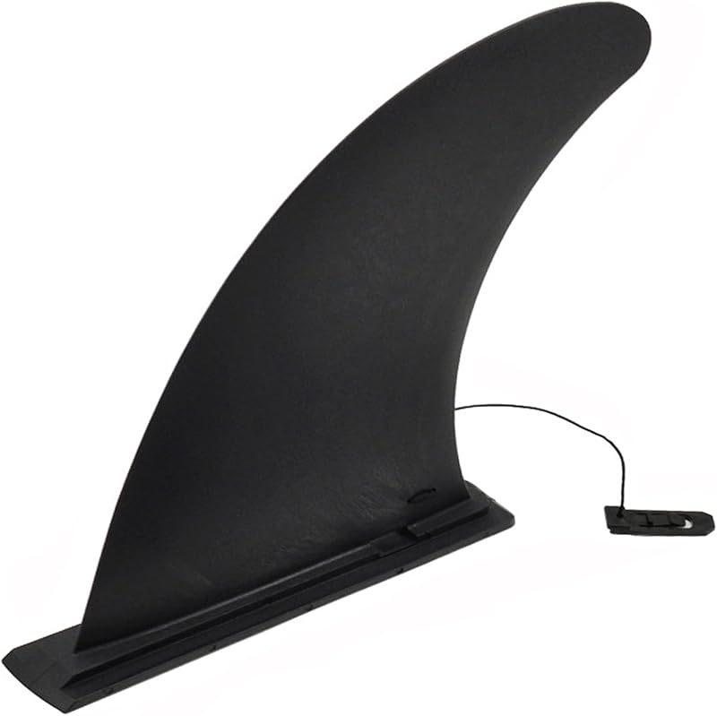Surf Board Fin 9" Inflatable Paddleboard Replacement Fin for Paddle Board - Quick Release Slide Surfboard Fins (1)