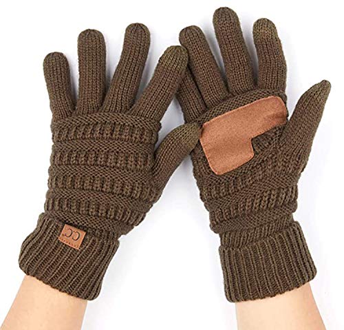 Guantes de invierno ELCM verdes para proteger tus manos del frío