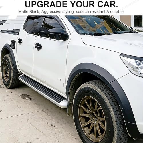Guardabarros para coche Nissan Navara que evitan salpicaduras en doble cabina 5