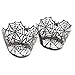 BinaryABC Halloween Cupcake Wrappers,Spider Web Cupcake Wrapper,Halloween Party Decorations Supplies 36Pcs