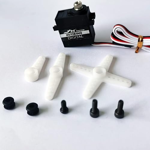 Miniatura 4 de PDI-HV1151MG 0.53 oz 8.4V Impermeable Metal Gear Mini Servo Digital Compatible con RC Car