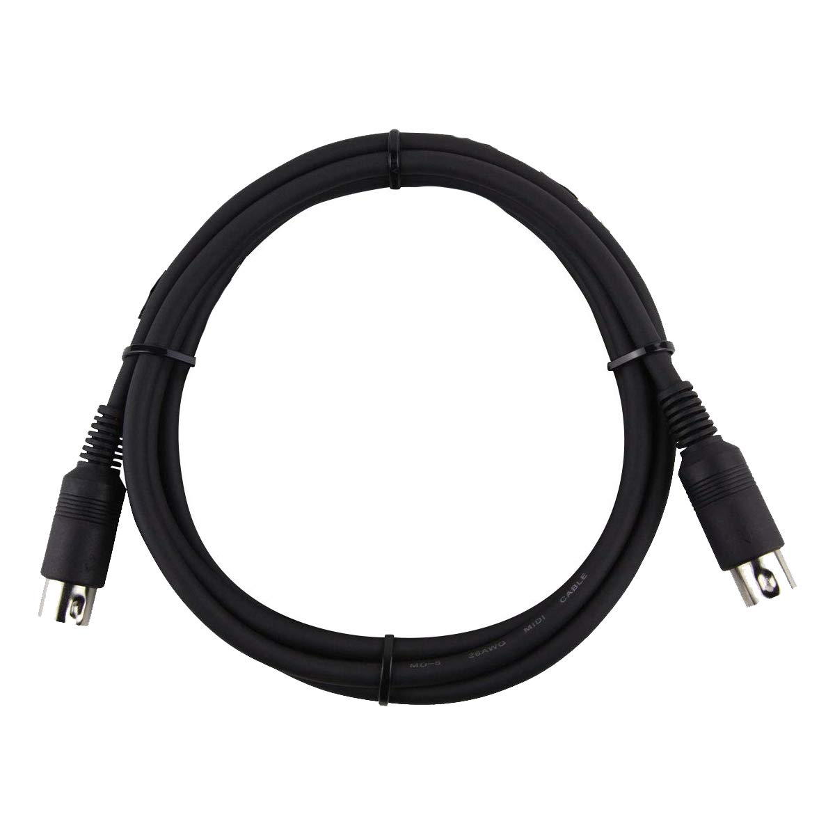 Senor Cables 1,8 m langes MIDI-Kabel mit robusten 5-poligen Midi-Steckern und integrierter Zugentlastung – Einzelpackung