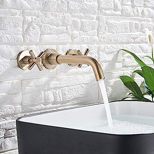 Mélangeur d'évier de salle de bains avec bec rotatif et commande d'eau précise - 2