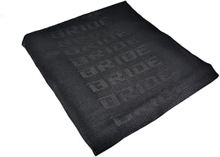 Full Black JDM Bride Fabric Cloth For Car Seat Panel Armrest Decoration 1M×1.6M
