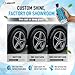 Nanoskin SPEEDY SHINE Exterior Tire & Trim Gel 1 Gallon - Restores and Conditions Faded Tires, Trim, Bumpers and Rubber for Car Detailing | Safe for Cars, Trucks, SUVs, Motorcycles, RVs & More, 128 Fl Oz (Pack of 1)