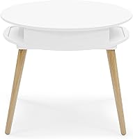 Vista 6 de Delta Children Hudson - Juego de mesa de almacenamiento y sillas de 2 piezas, color blanco