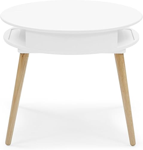 Miniatura 6 de Delta Children Hudson - Juego de mesa de almacenamiento y sillas de 2 piezas, color blanco